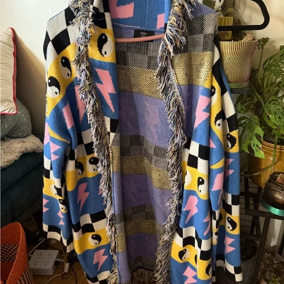 Dressed in Lala Wonderstruck Blanket Cardigan L/XL - Picture 2 of 3